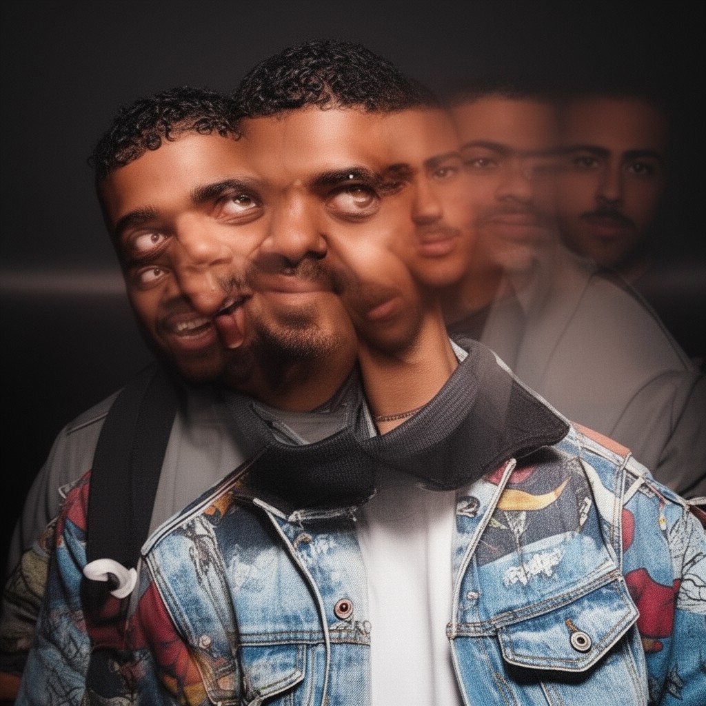 AI-generated illustration of Aubrey Graham