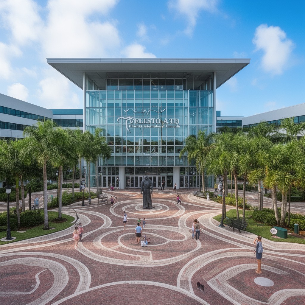 AI-generated illustration of Modesto A. Maidique Campus