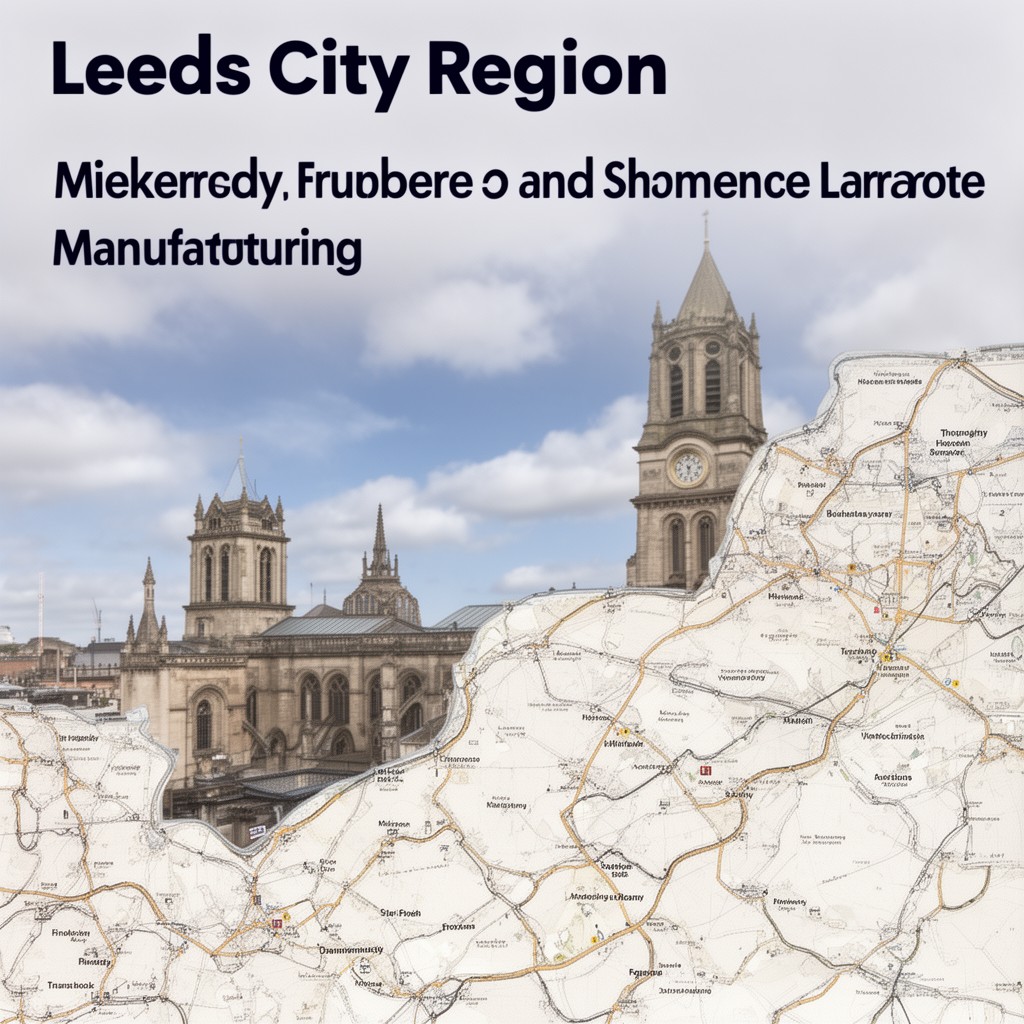 AI-generated illustration of Leeds city region