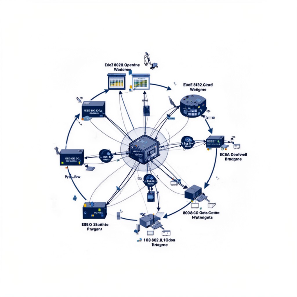 AI-generated illustration of IEEE 802.1Qed