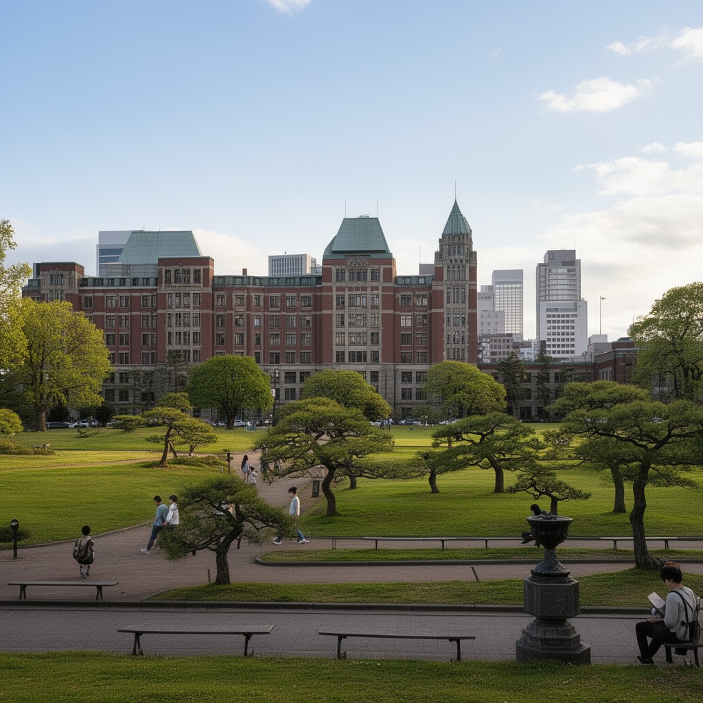 AI-generated illustration of Sapporo Campus