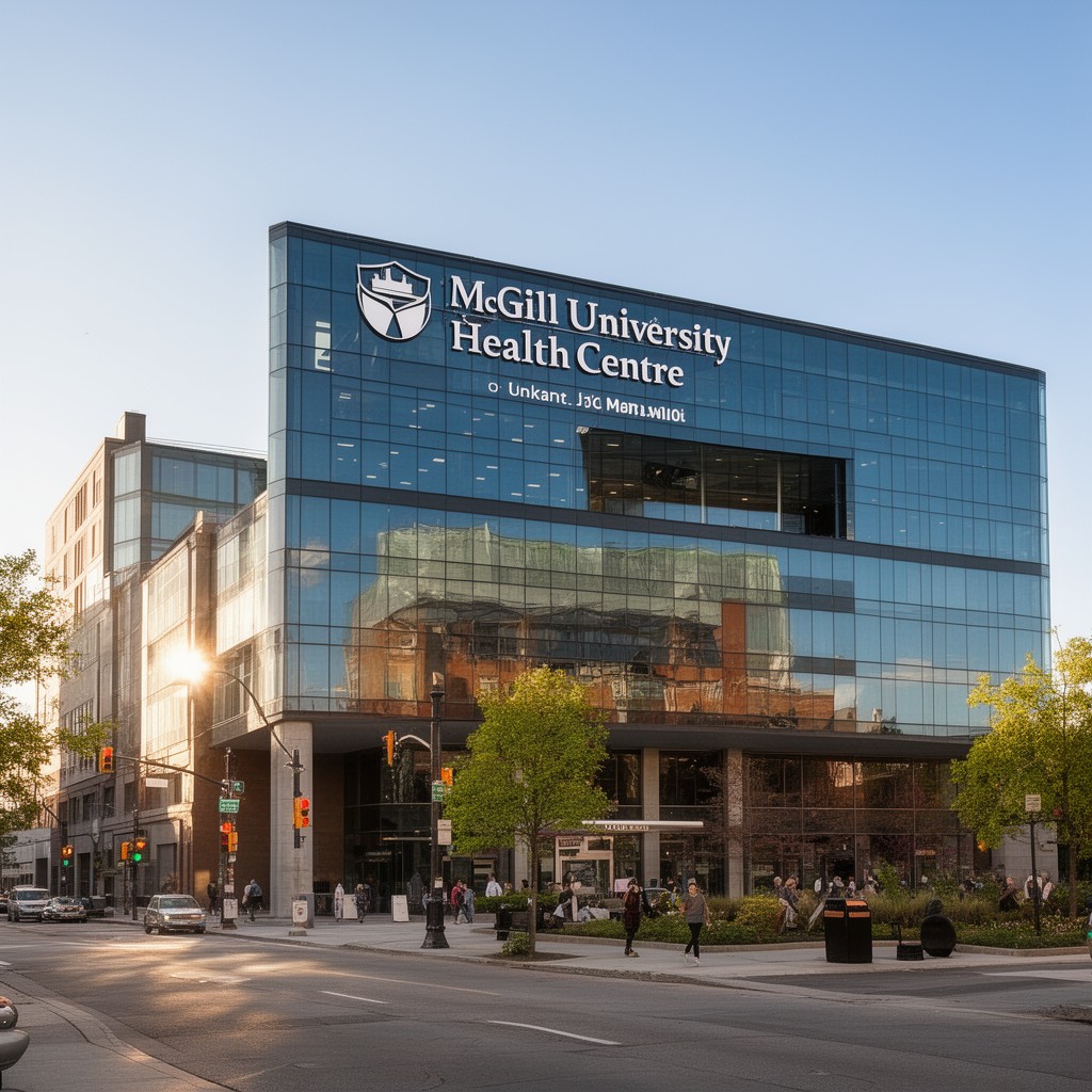 AI-generated illustration of McGill University Health Centre