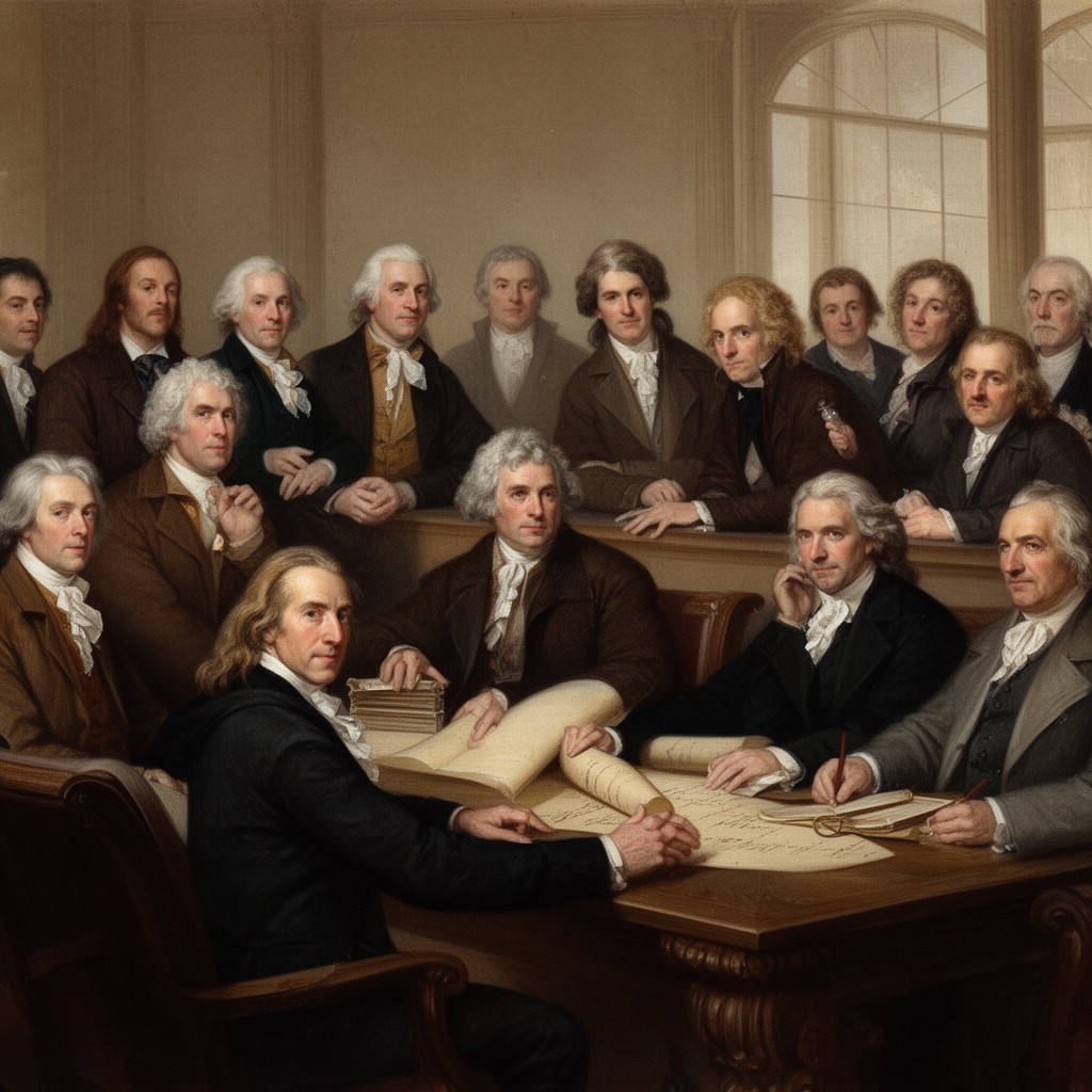 AI-generated illustration of Committee of Five