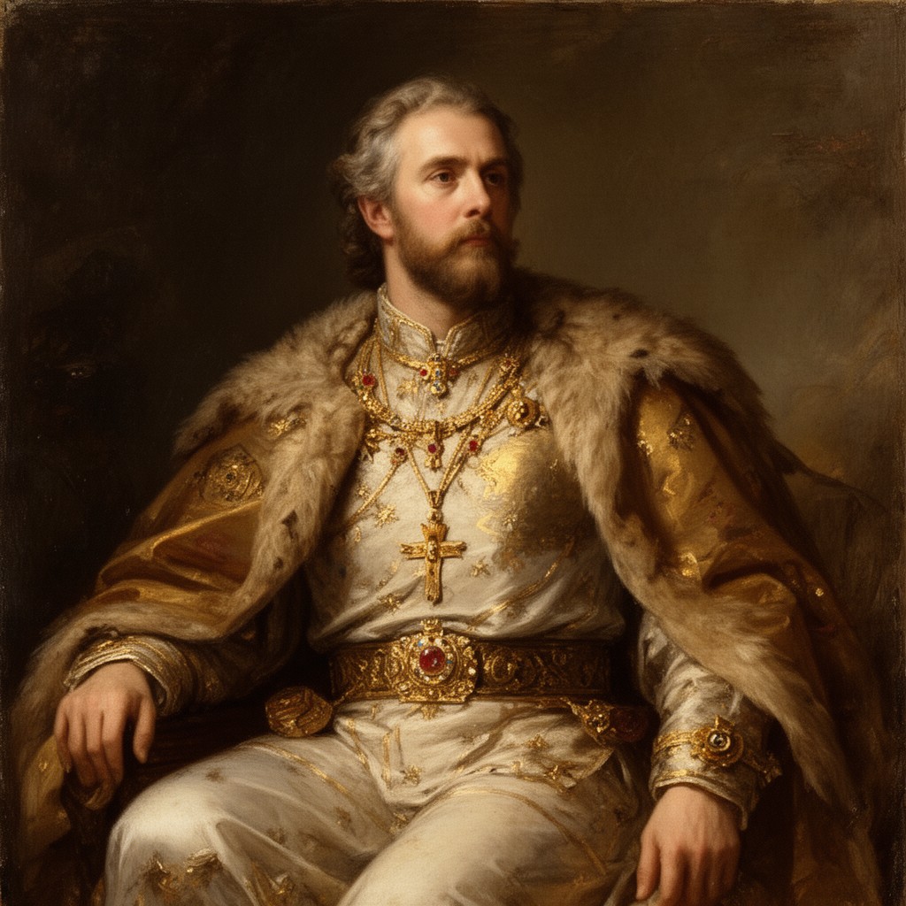AI-generated illustration of King of Ireland