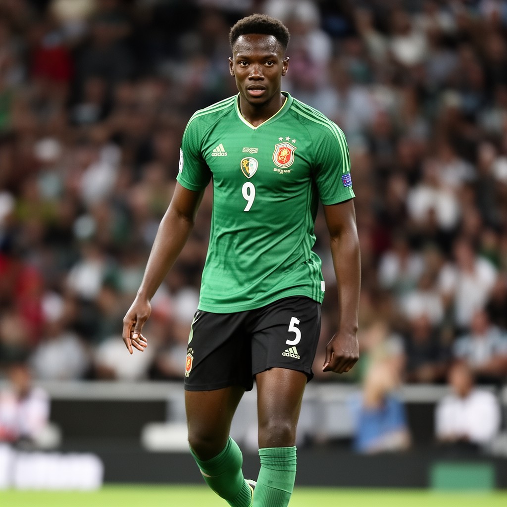 AI-generated illustration of Finidi George