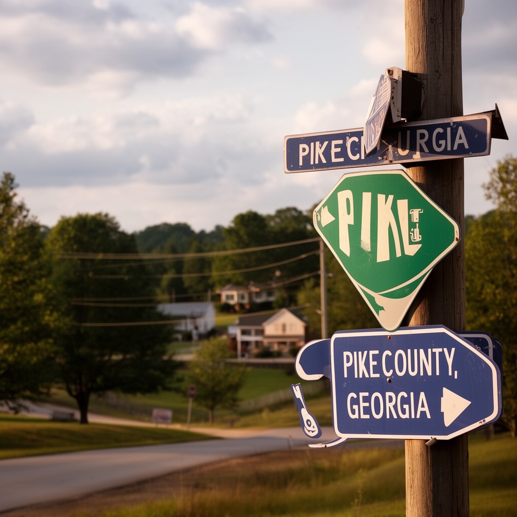 AI-generated illustration of Pike County, Georgia