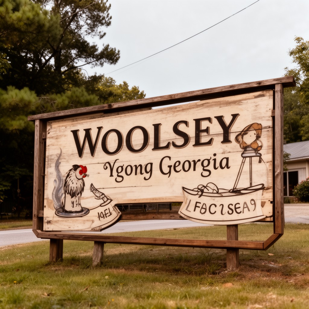 AI-generated illustration of Woolsey, Georgia