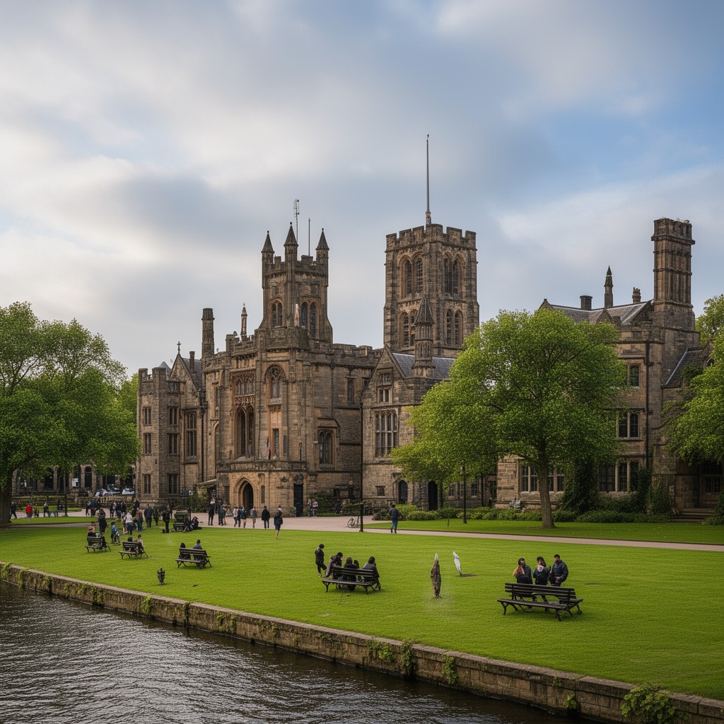 AI-generated illustration of Hatfield College