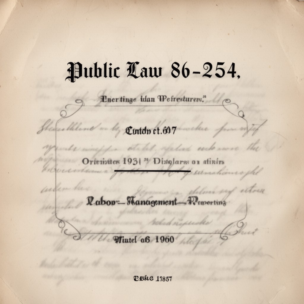 AI-generated illustration of Public Law 86-257