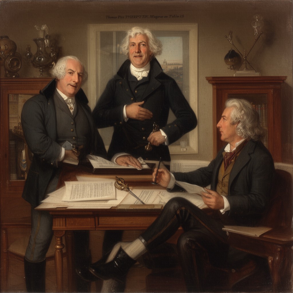 AI-generated illustration of Thomas Pitt (grandfather, Governor of Madras)