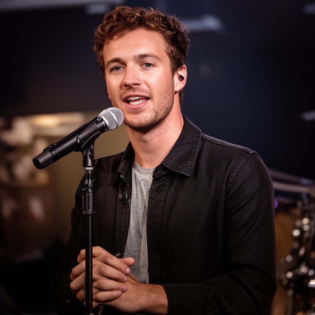 AI-generated illustration of Chris Martin