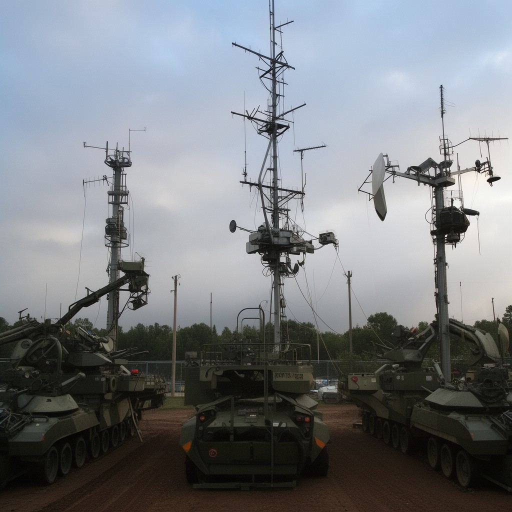 AI-generated illustration of Air Defense Artillery Branch