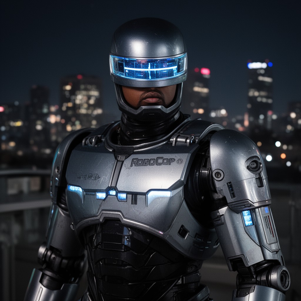 AI-generated illustration of RoboCop