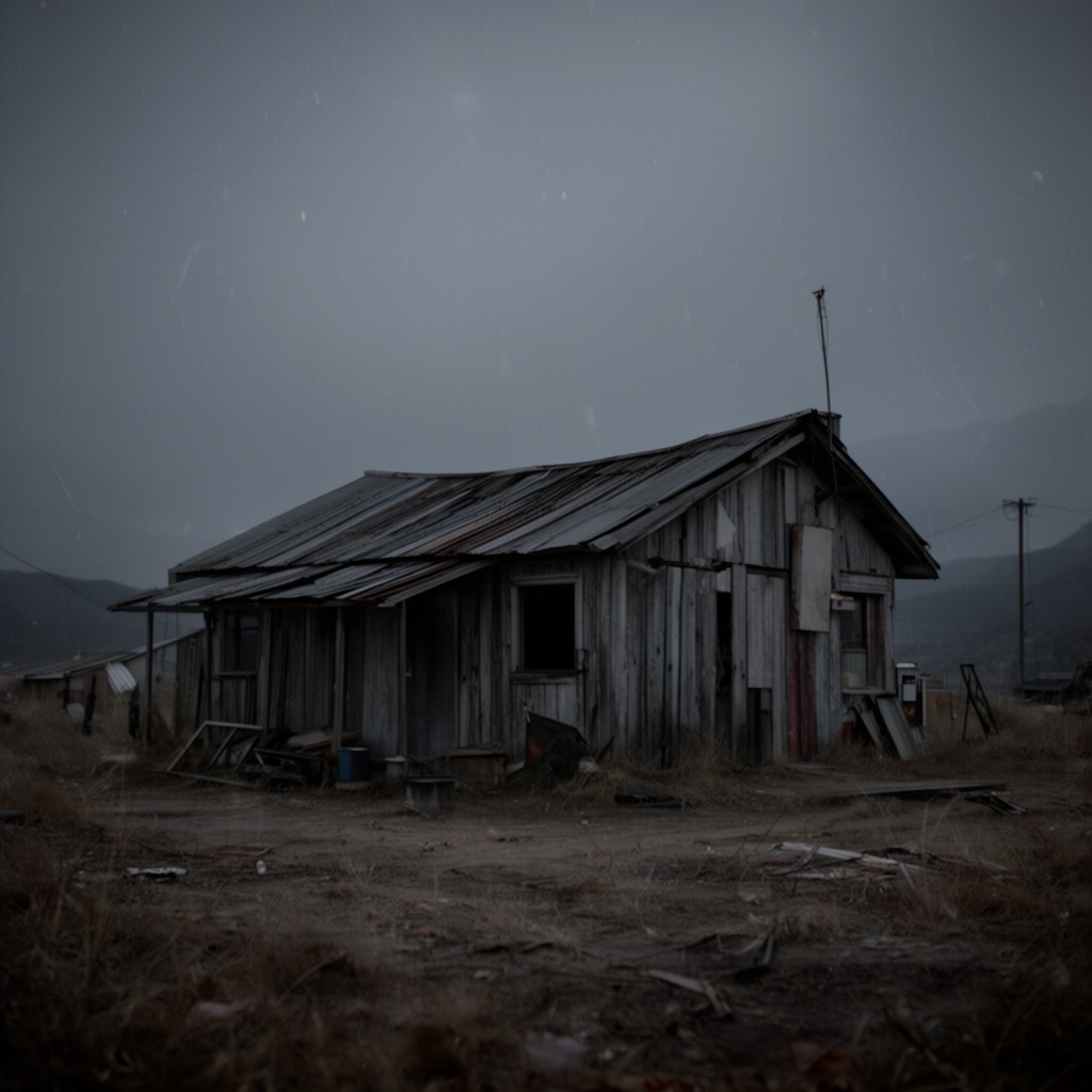 AI-generated illustration of Ghost Town