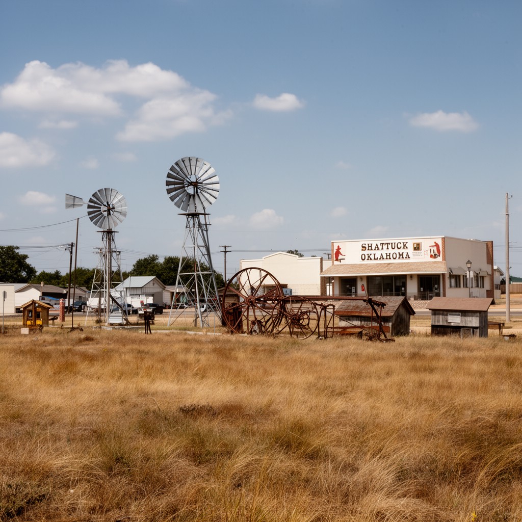 AI-generated illustration of Shattuck, Oklahoma