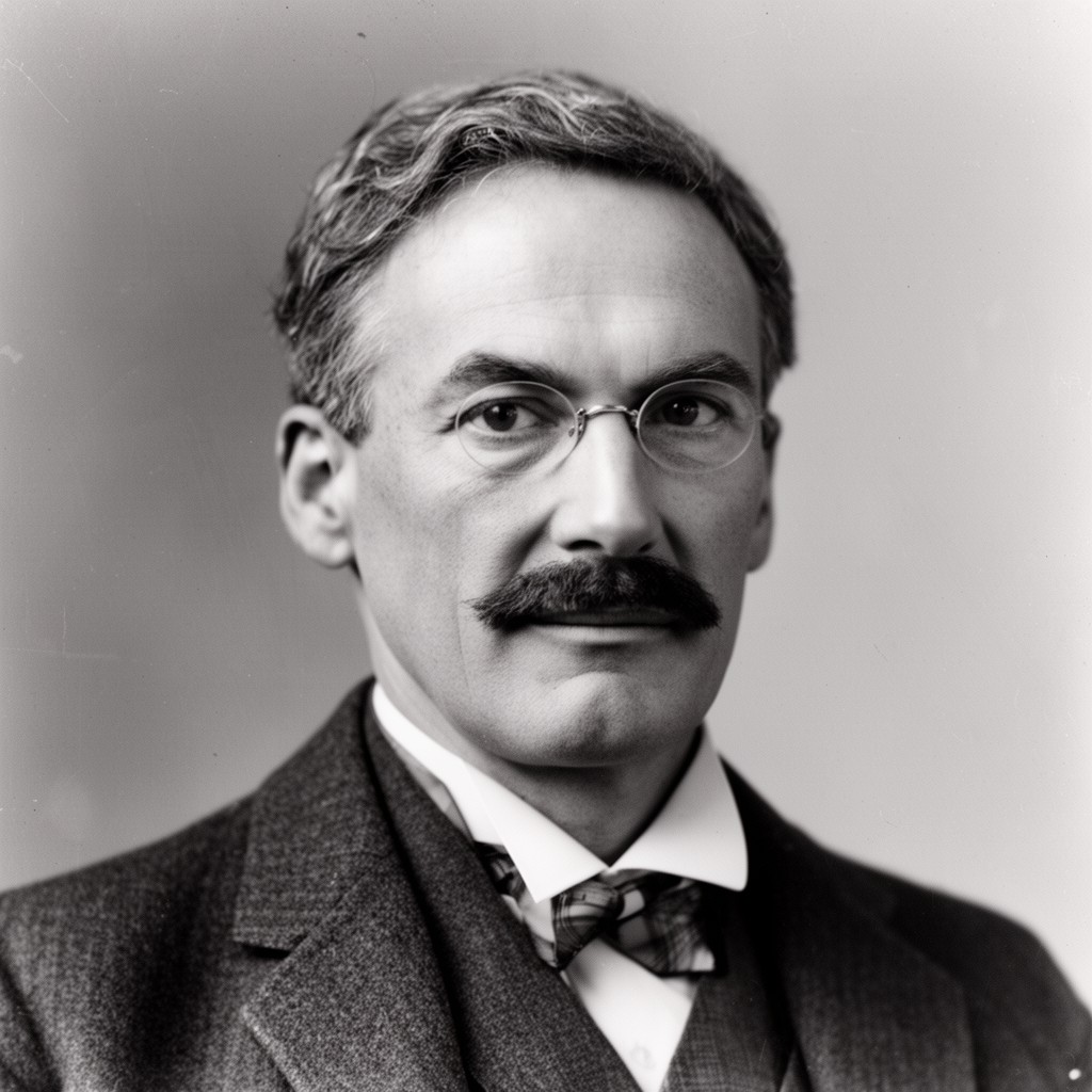 AI-generated illustration of David Hilbert
