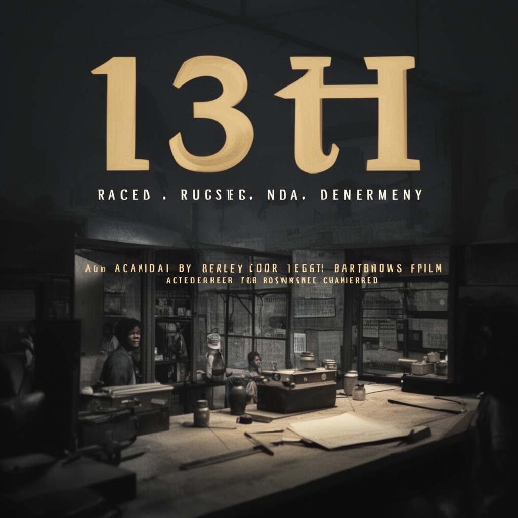 AI-generated illustration of documentary film 13th