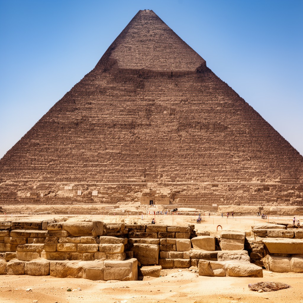 AI-generated illustration of Pyramid of Menkaure