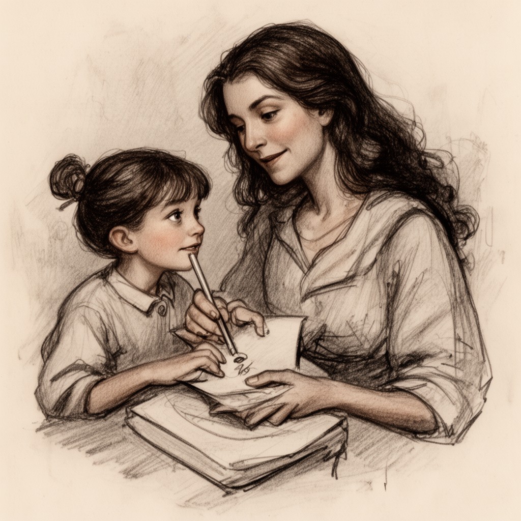 AI-generated illustration of Mary