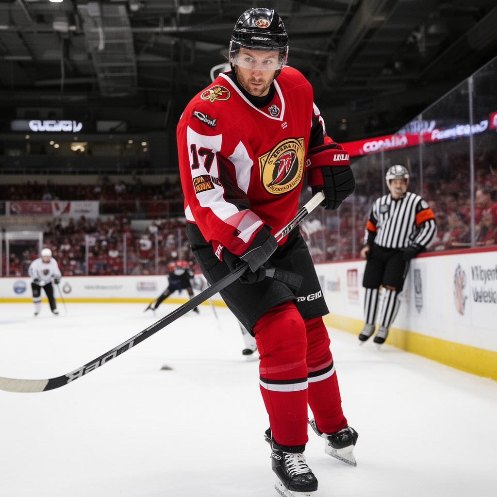 AI-generated illustration of Dany Heatley
