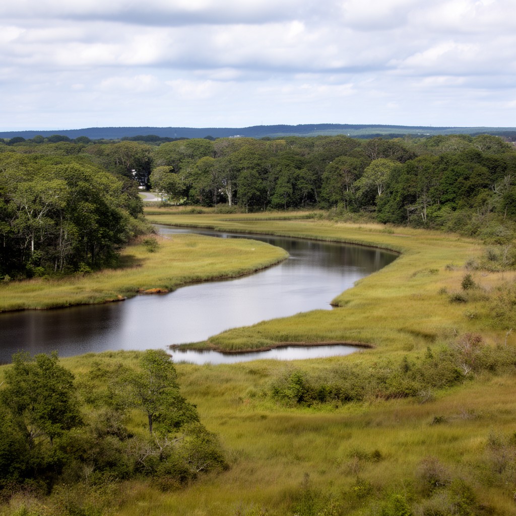 AI-generated illustration of Ipswich River