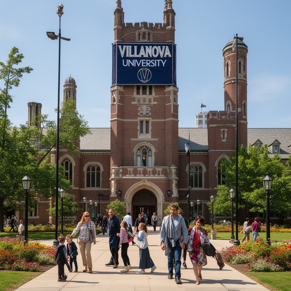 AI-generated illustration of Villanova University