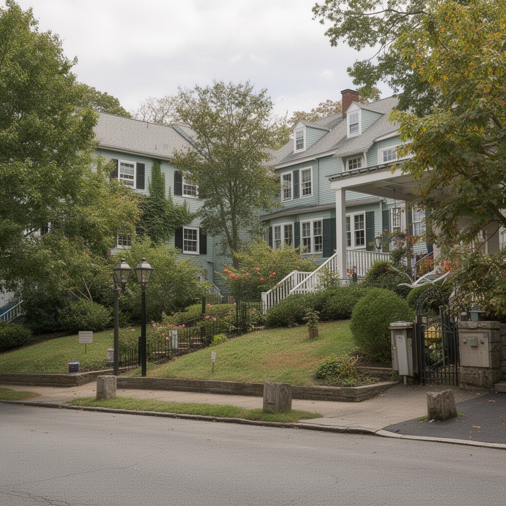 AI-generated illustration of Newtown, Connecticut