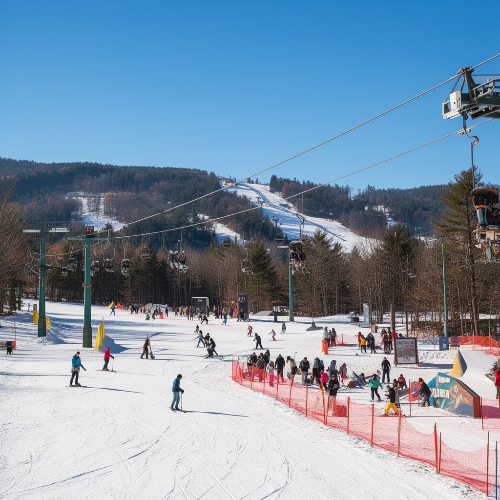 AI-generated illustration of Big Boulder Ski Area
