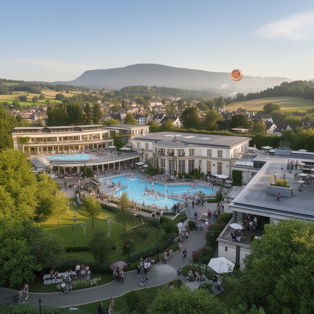 AI-generated illustration of Mondorf-les-Bains