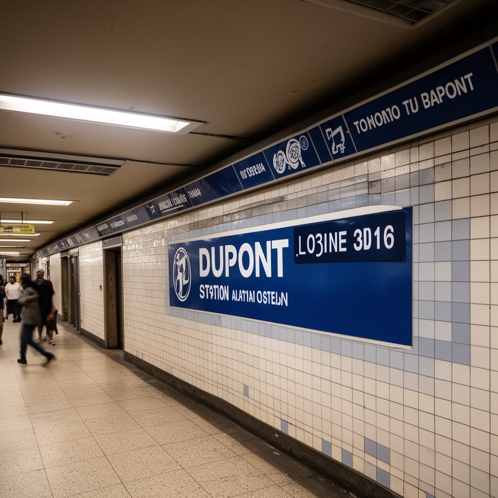 AI-generated illustration of Dupont station