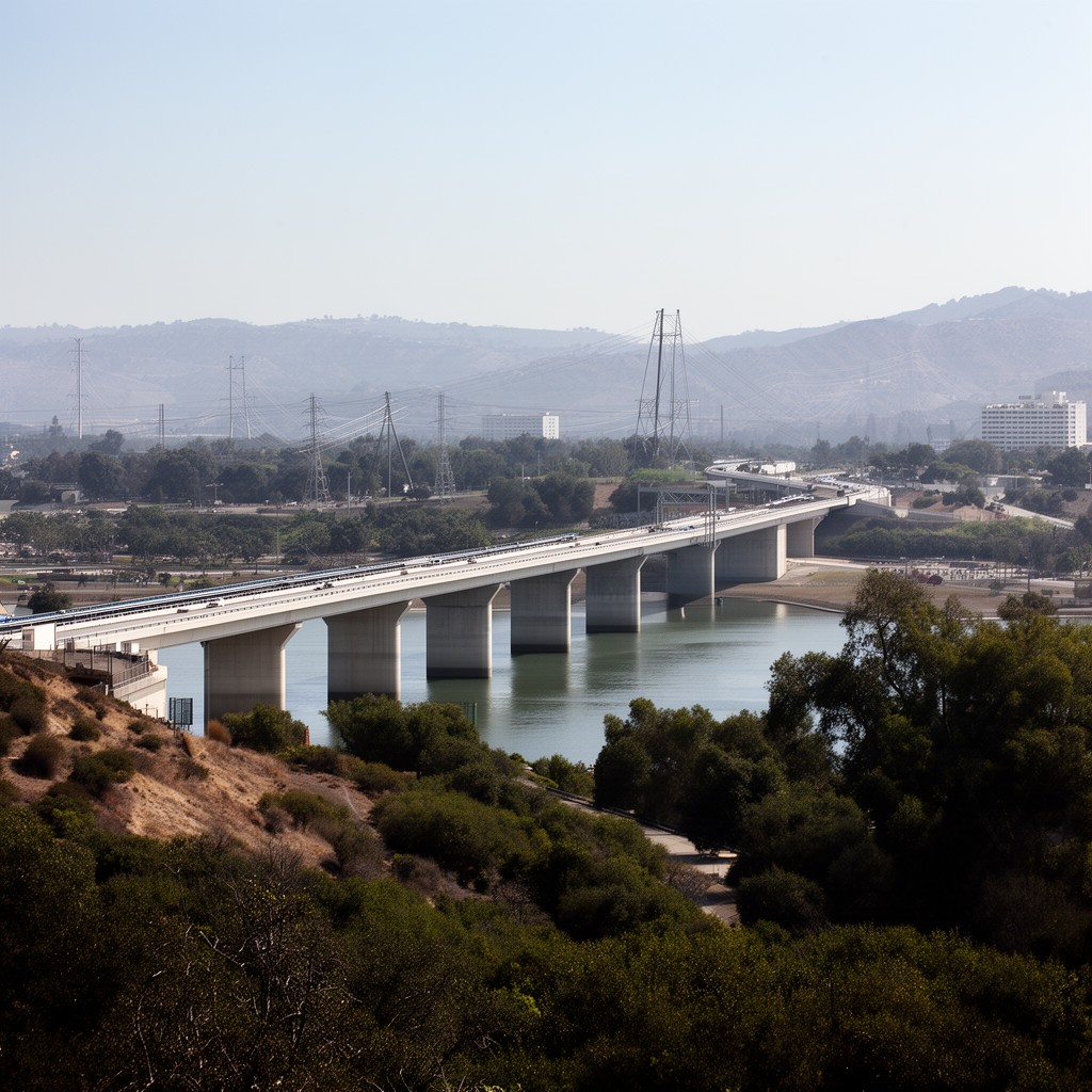 AI-generated illustration of South Bay Aqueduct