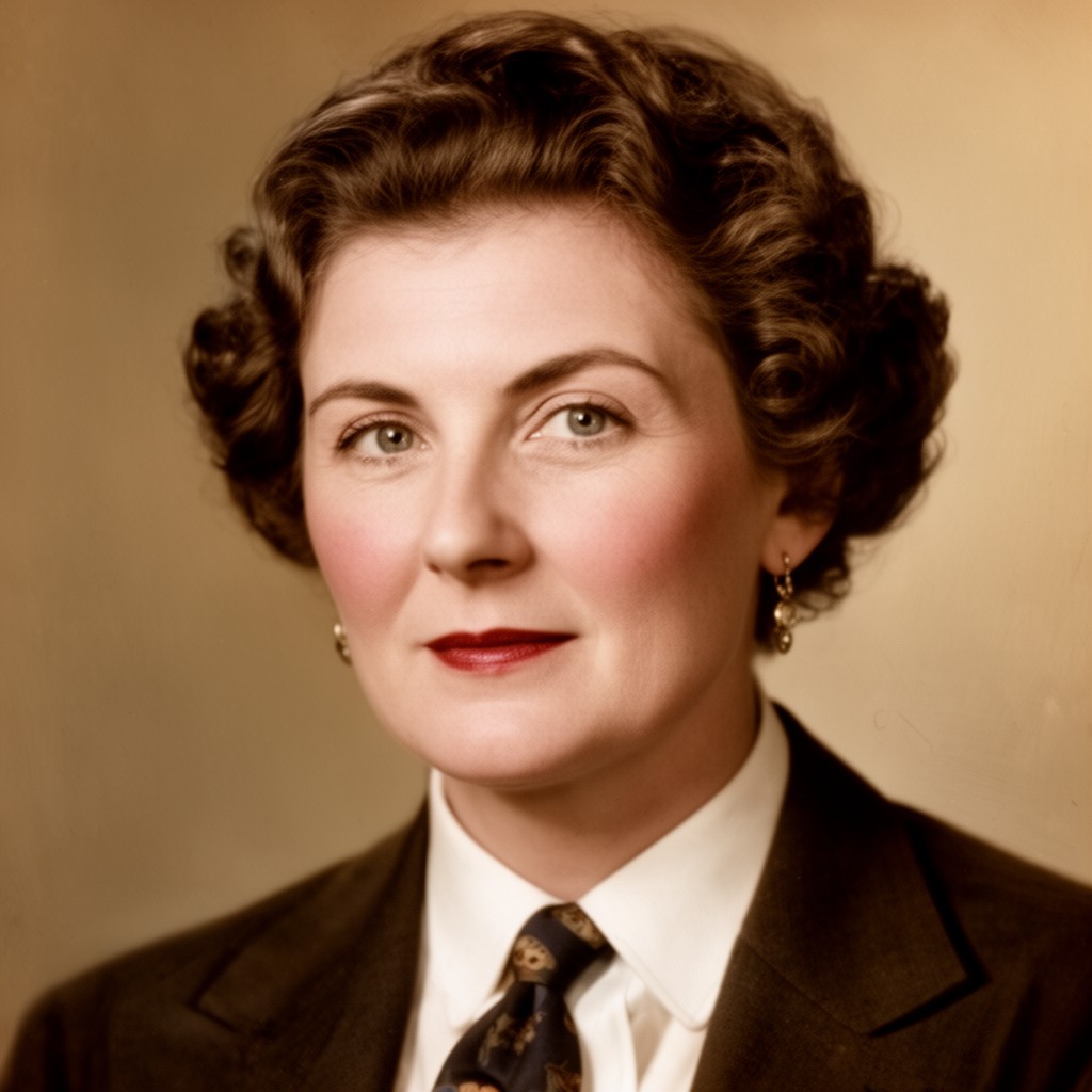 AI-generated illustration of Margit von Mises
