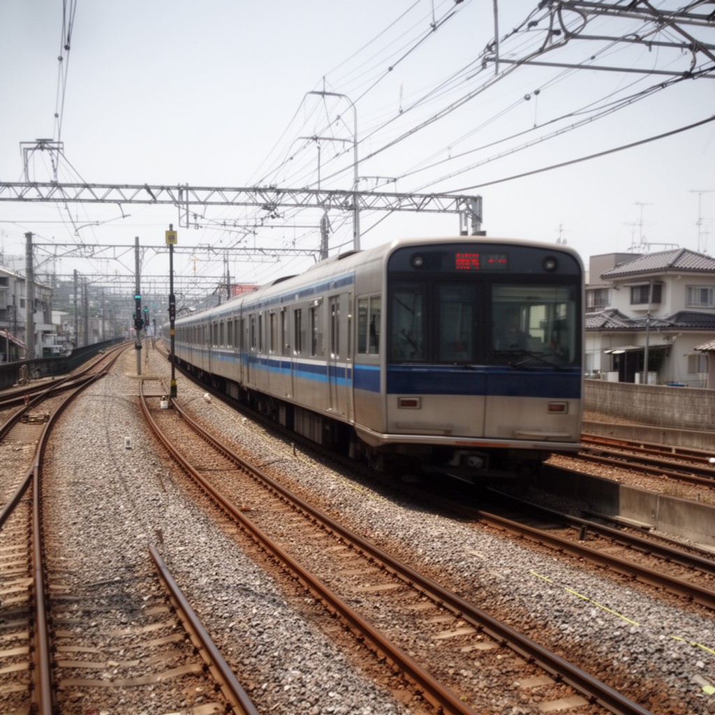 AI-generated illustration of Osaka Higashi Line