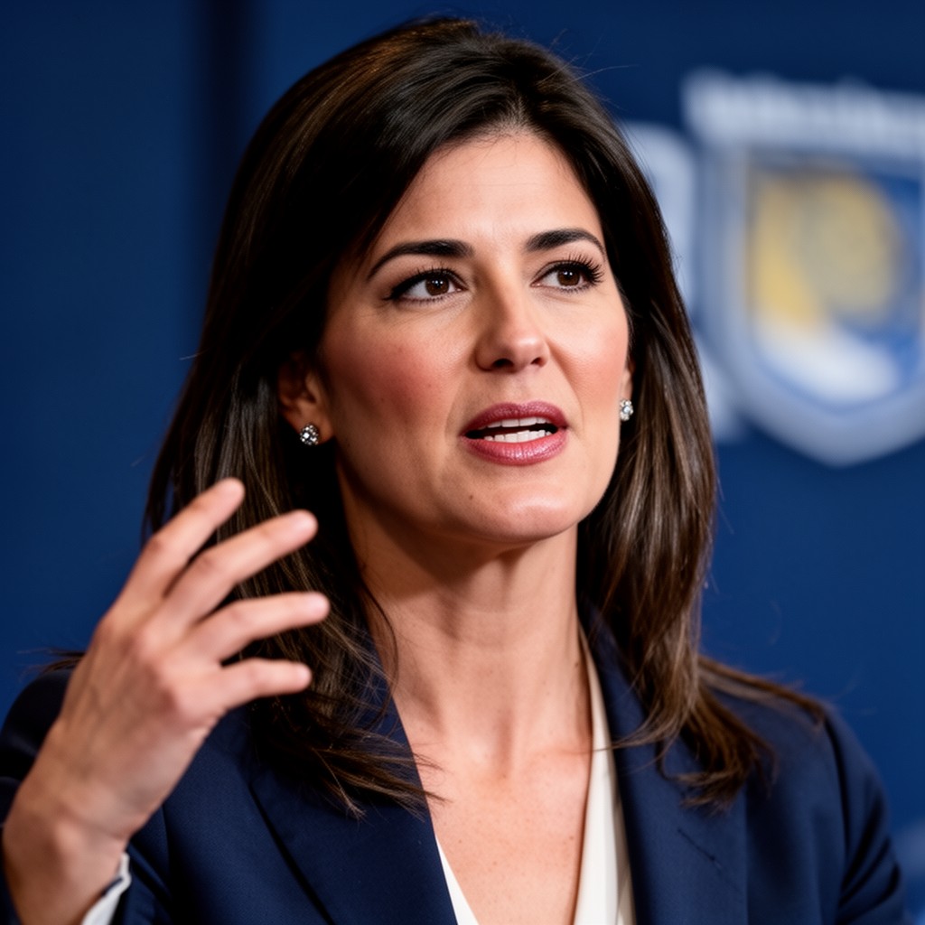 AI-generated illustration of Nikki Haley