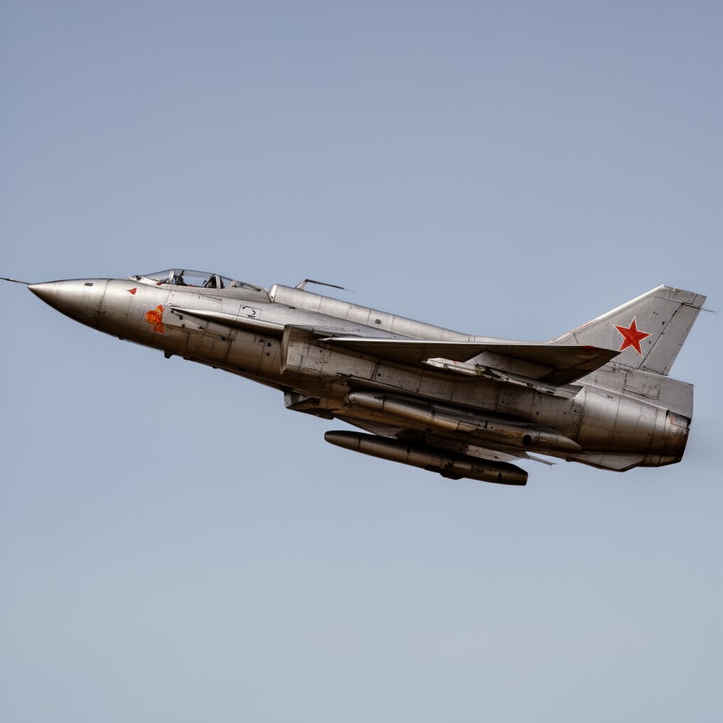 AI-generated illustration of Sukhoi Su-7
