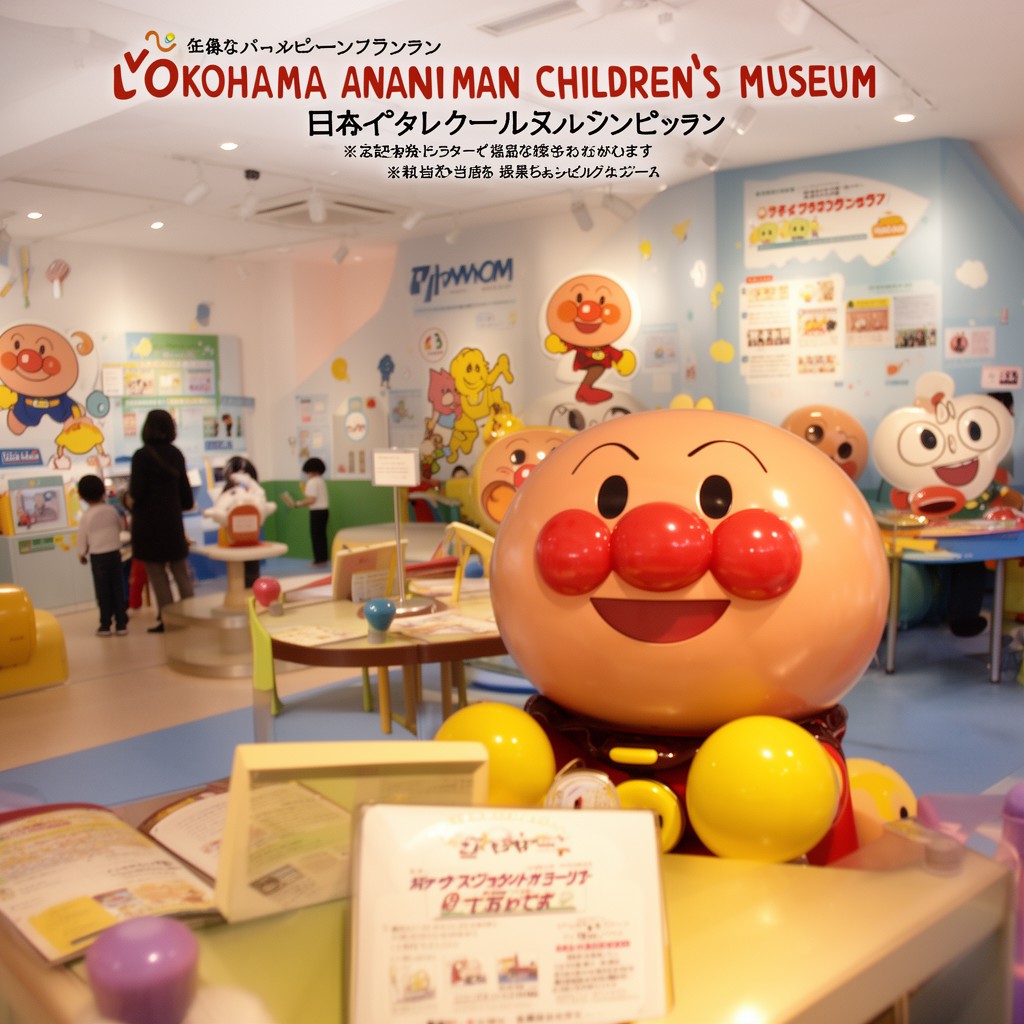 AI-generated illustration of Yokohama Anpanman Children’s Museum