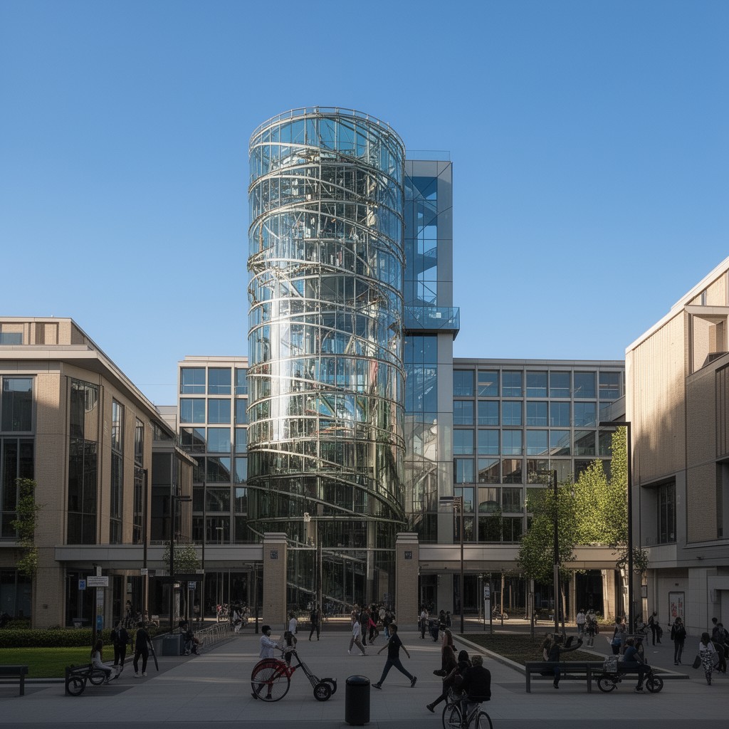 AI-generated illustration of Institut Polytechnique de Paris