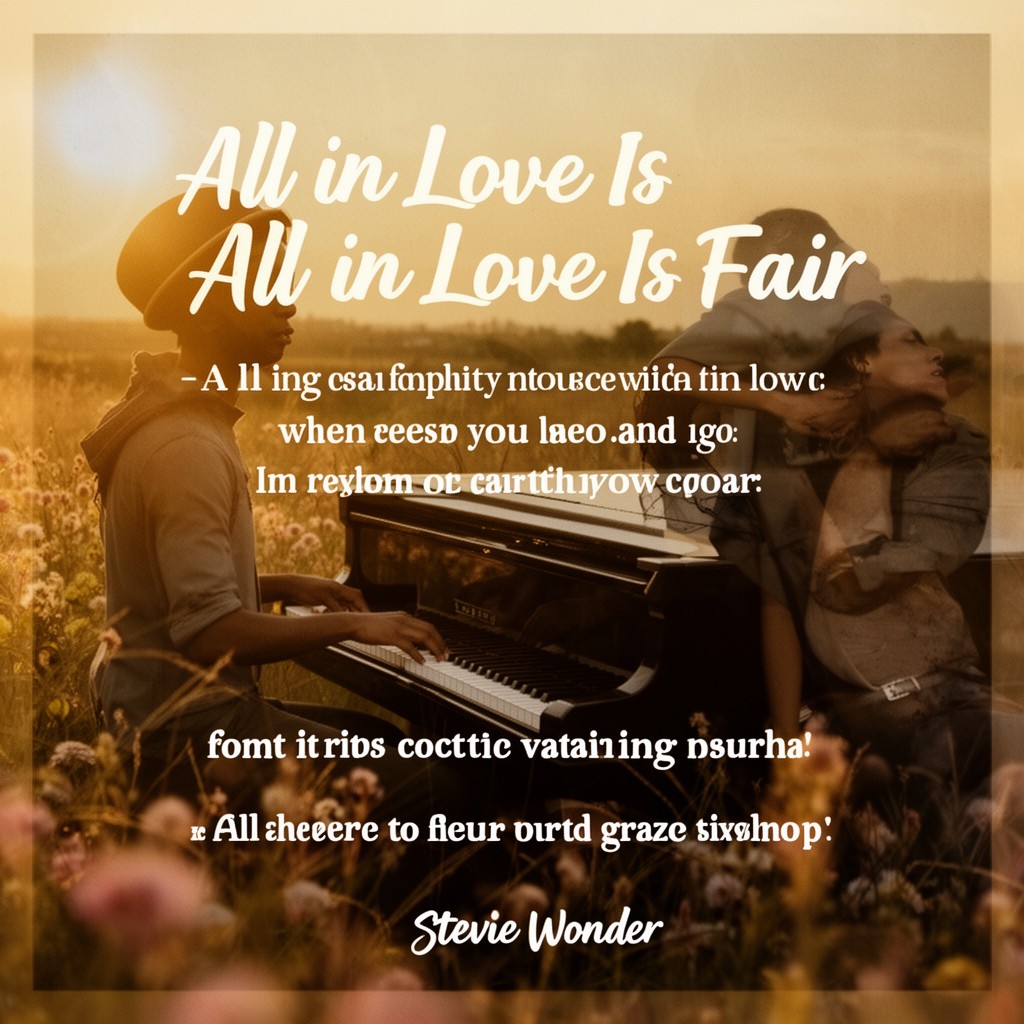 AI-generated illustration of All in Love Is Fair