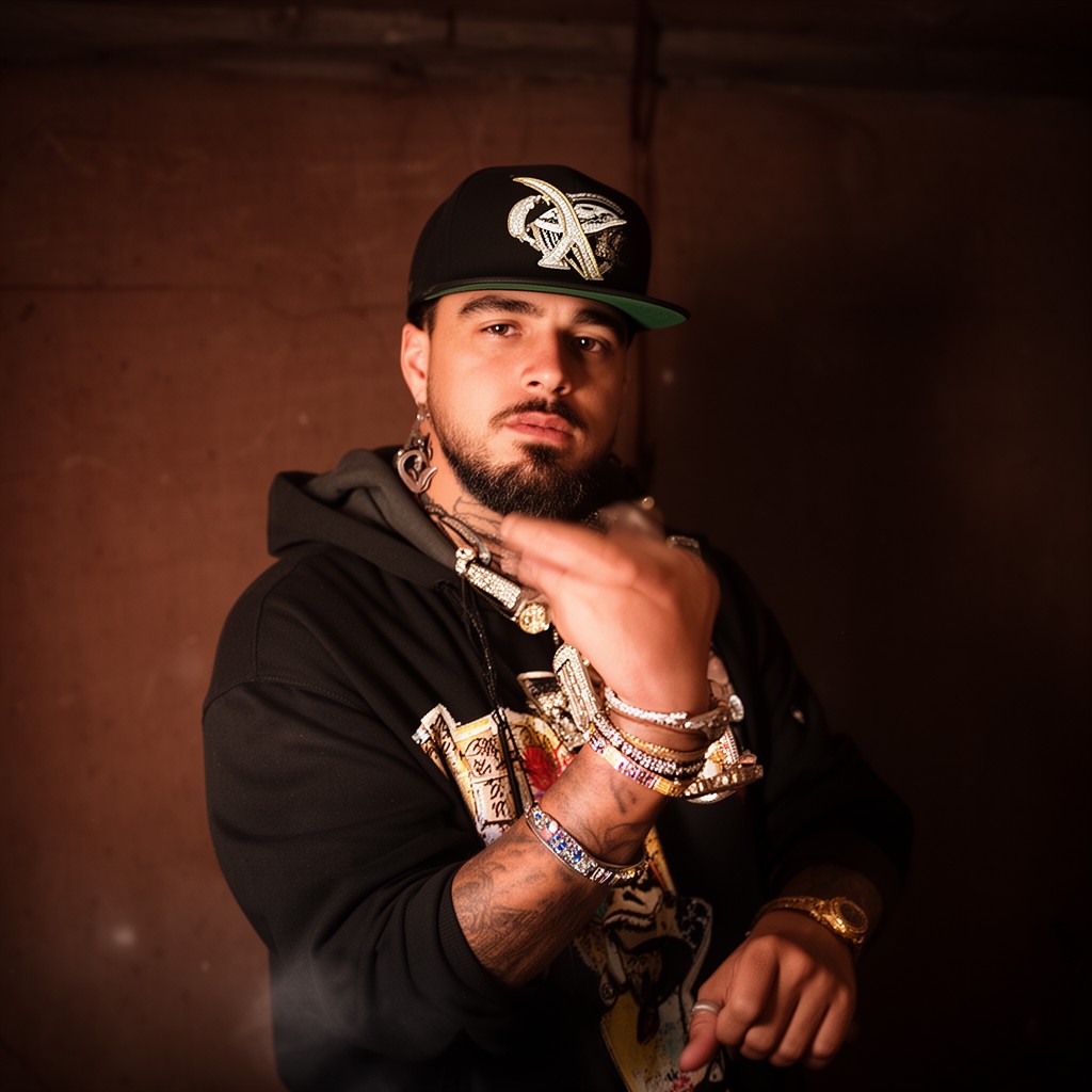AI-generated illustration of Paul Wall