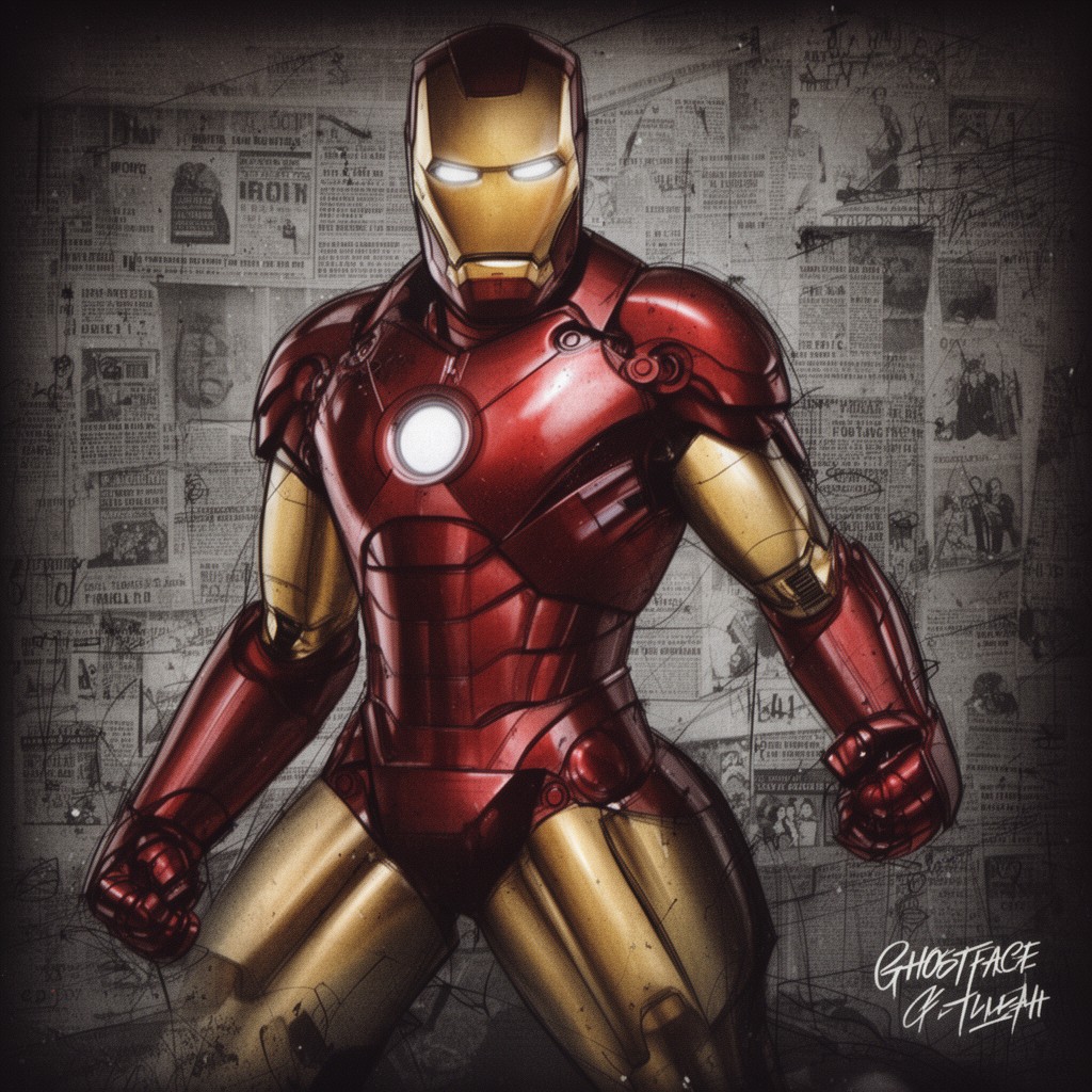 AI-generated illustration of Ironman