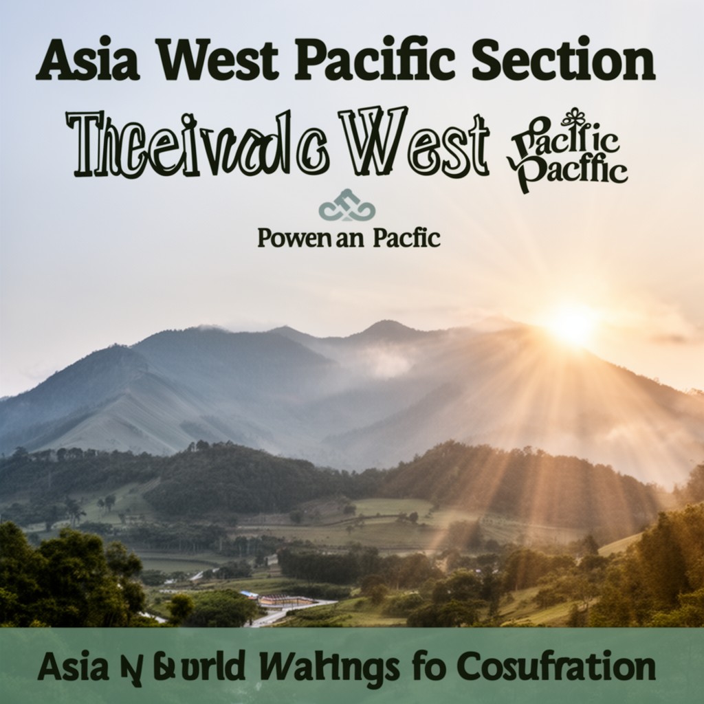 AI-generated illustration of Asia-West Pacific Section