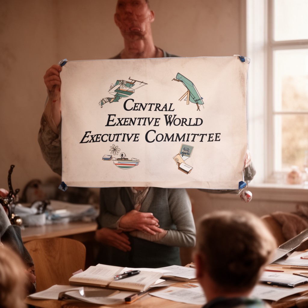 AI-generated illustration of Central Executive Committee