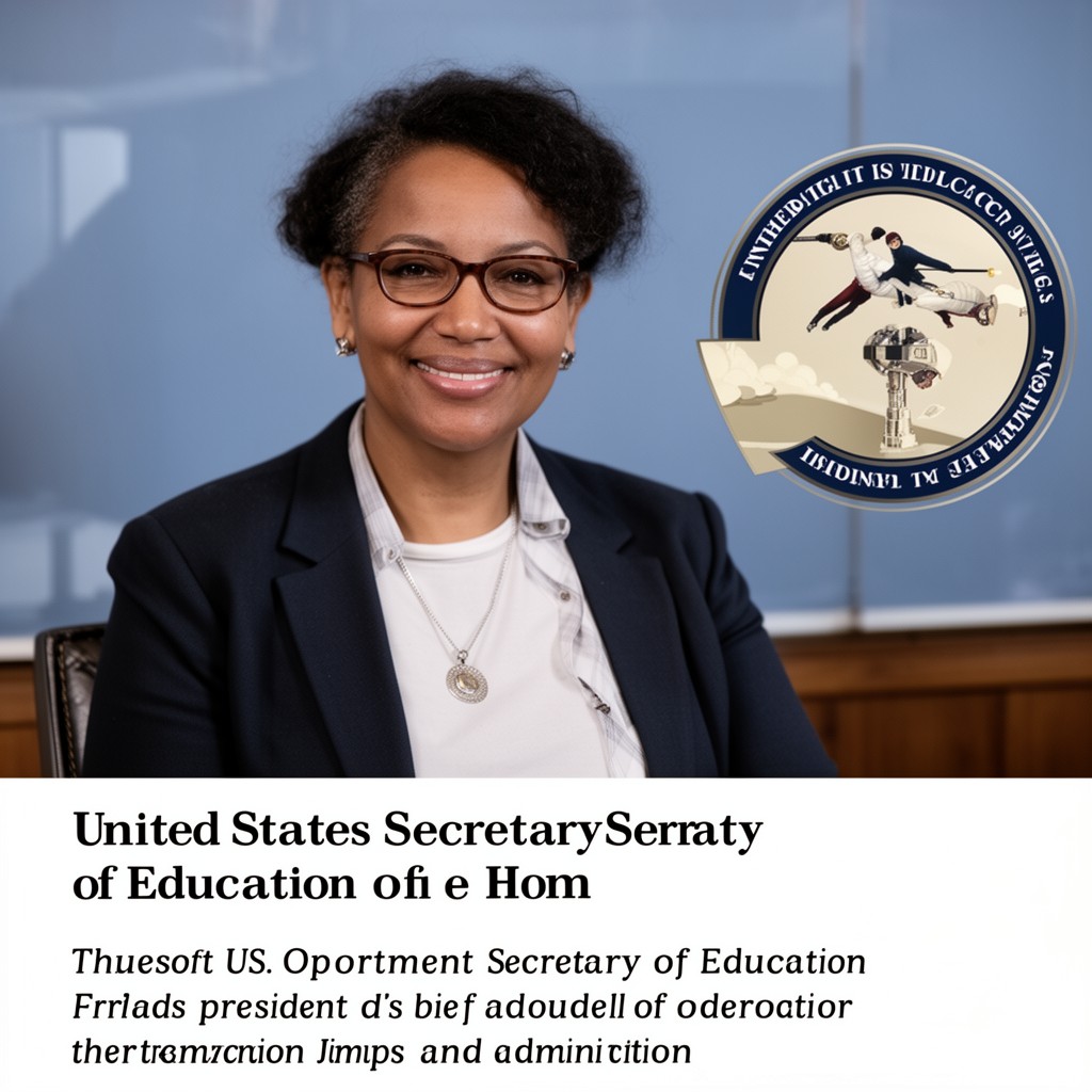 AI-generated illustration of United States Secretary of Education