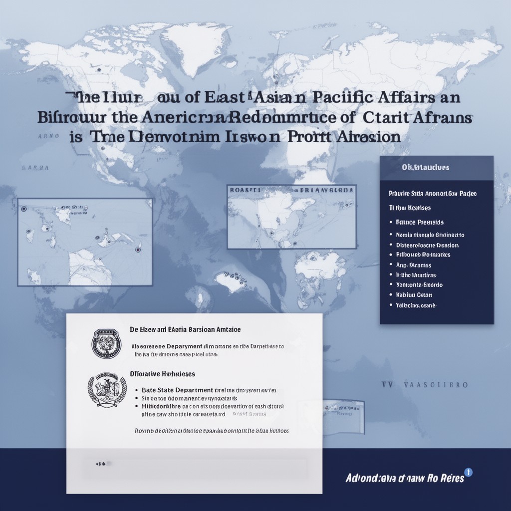 AI-generated illustration of Bureau of East Asian and Pacific Affairs