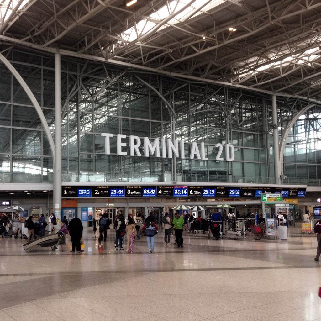 AI-generated illustration of Terminal 2D