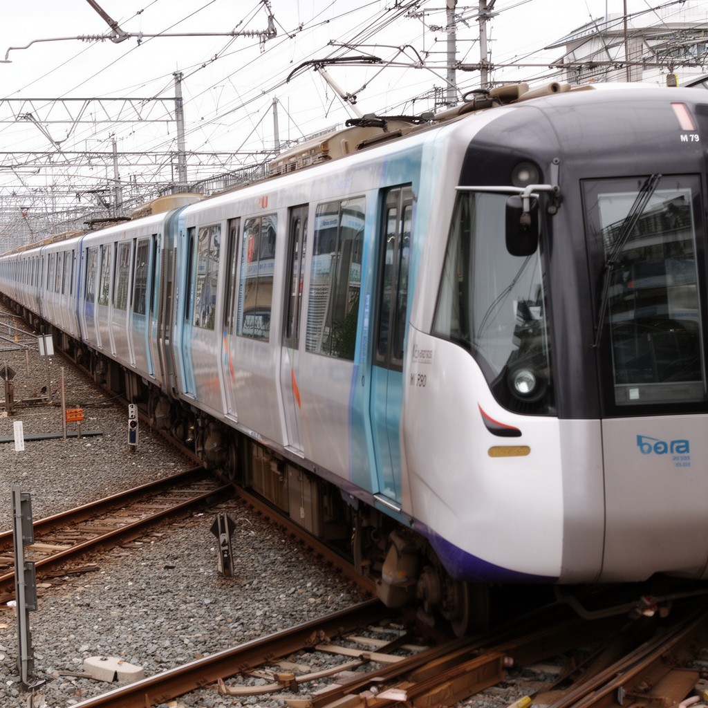 AI-generated illustration of MI 79 trainsets