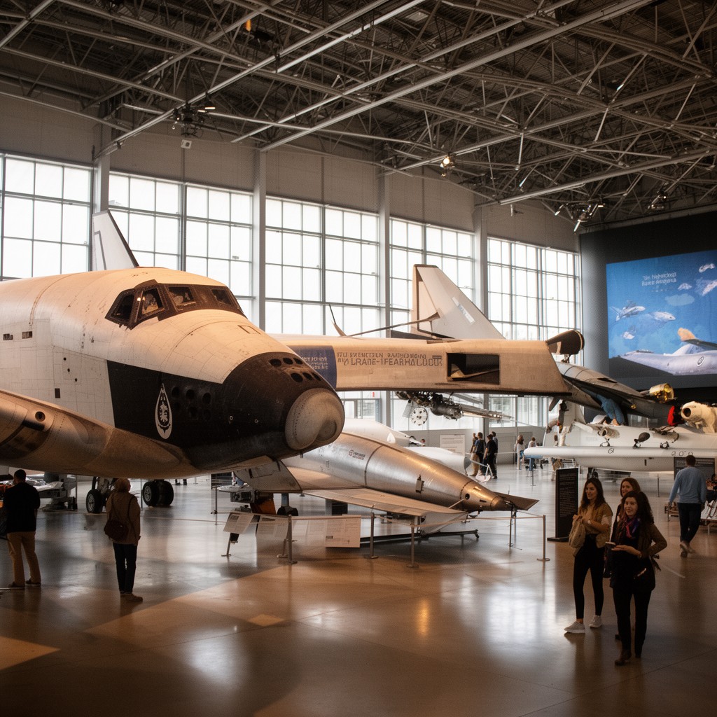 AI-generated illustration of Steven F. Udvar-Hazy Center