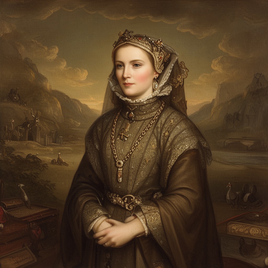 AI-generated illustration of Isabella of England, Lady de Coucy