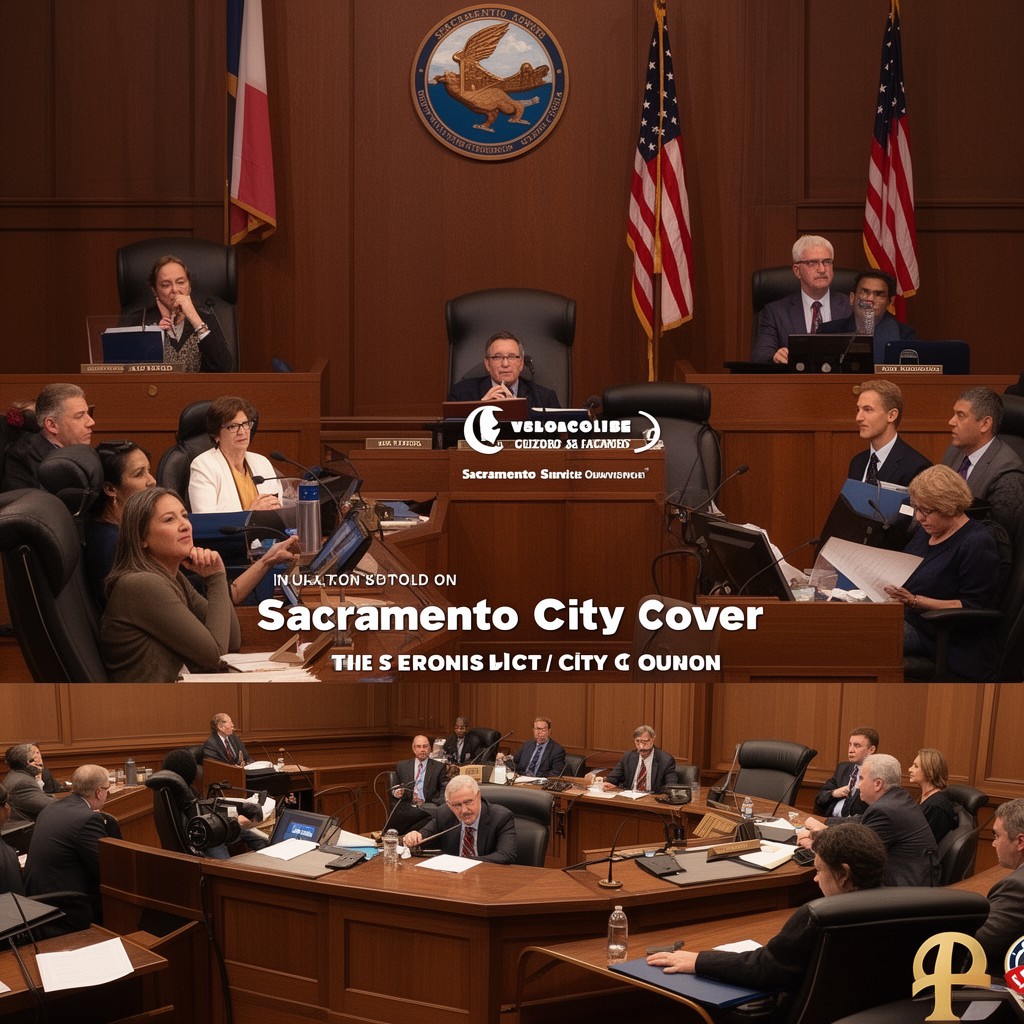 AI-generated illustration of Sacramento City Council