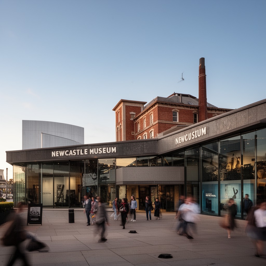 AI-generated illustration of Newcastle Museum